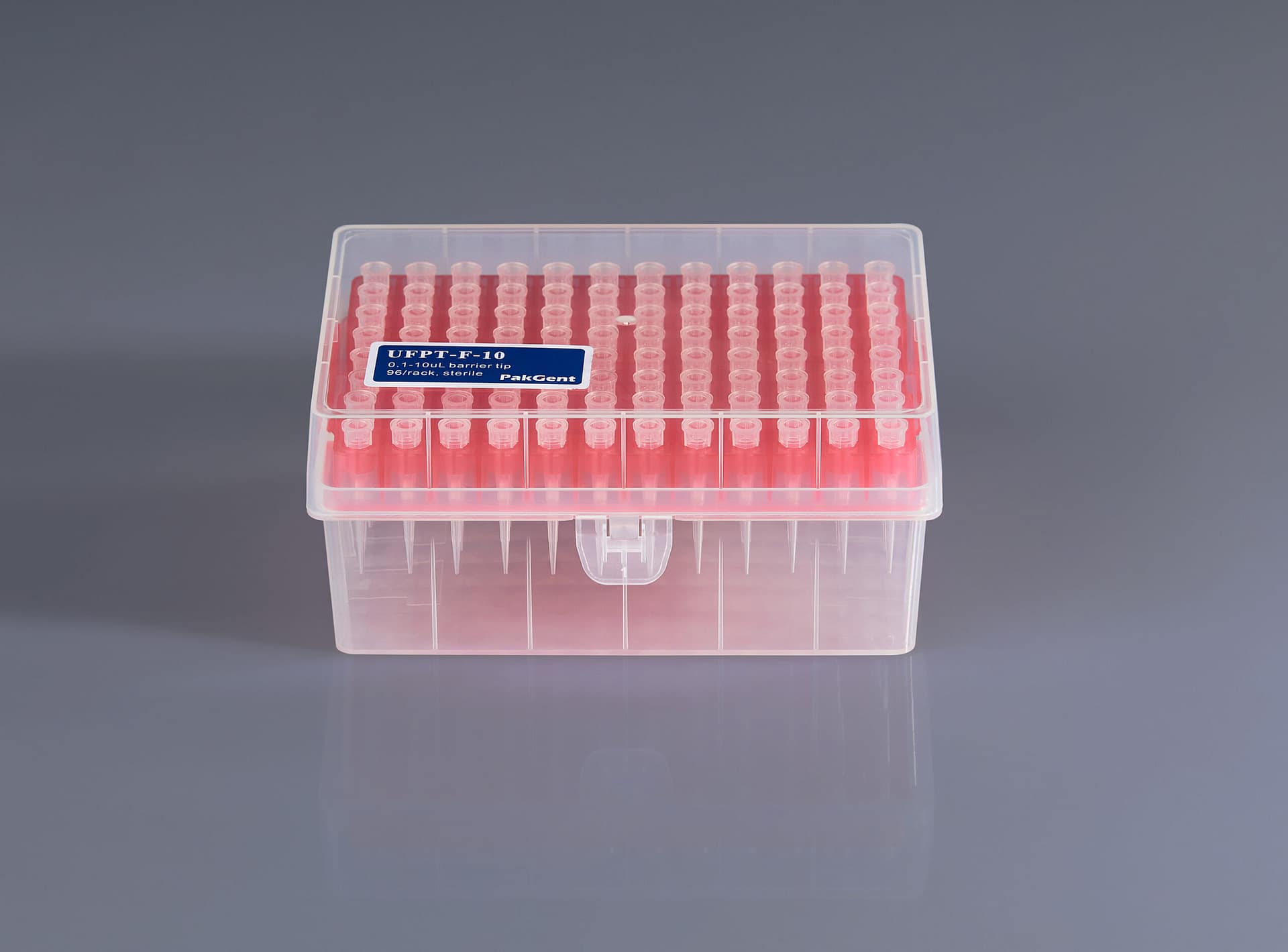 PakGent Pipette Tips 10ul standard 32mm AgenBox